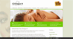 Desktop Screenshot of cliniqueh.dk